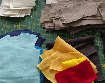 tissu pour faire des t-shirts